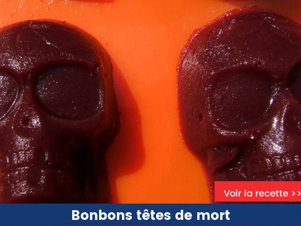 Bonbons têtes de mort